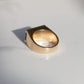 Vintage Lapis and Diamond Signet Ring 14k Gold Sz 6 1/2