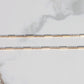 Antique Bar Chain Lariat 20" 14k Gold