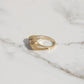 Vintage Baguette and Round Diamond Ring 14k Sz 5 1/2