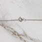 Edwardian Diamond Lavaliere Necklace 18.5" 14k White Gold