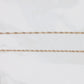 Vintage Garnet Lariat Necklace 17.5" 14k Gold