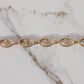 Vintage Mariner Link Bracelet 8" 14k Gold