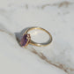 Vintage Marquise Amethyst Ring Sz 4 1/2 14k