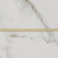 Vintage Serpentine Bracelet 7.25" 14k Gold