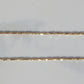 Vintage Twisted Cobra Chain Necklace 18.5" 14k Gold