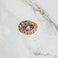 Antique Amethyst and Pearl Brooch 14k Gold