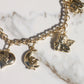 Vintage 14k Gold Cherub Charm Bracelet