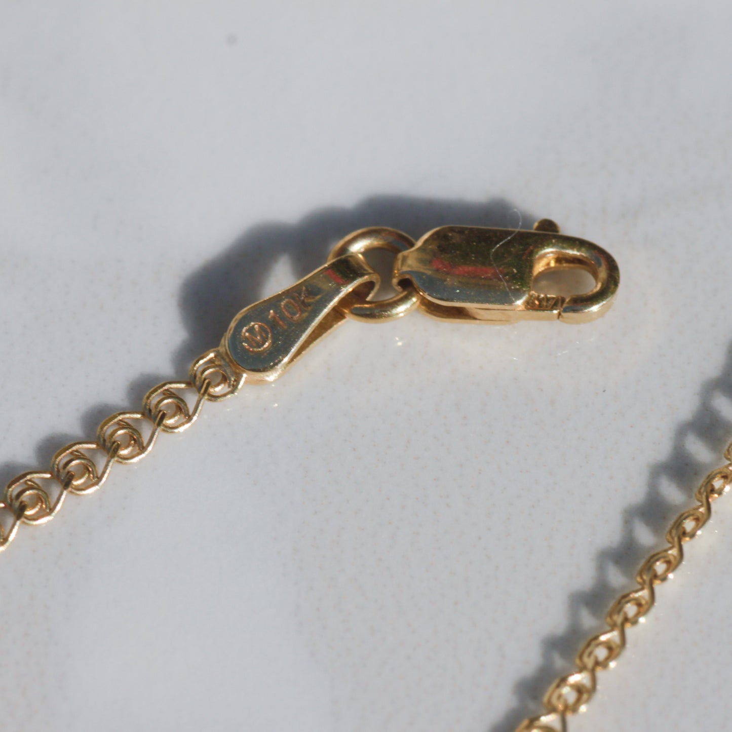 Vintage Mixed-Cut 1ct Diamond Necklace 10k Gold
