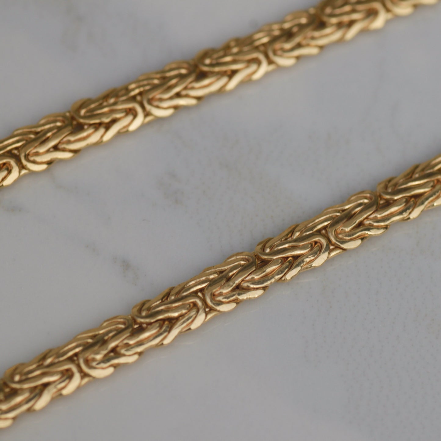 Vintage Byzantine Chain 16" 14k Gold