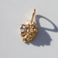 Vintage Diamond Lion's Head Stick Pin Conversion Pendant 10k