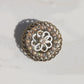 Antique Victorian Diamond and Pearl Floral Brooch/Pendant 14k Gold